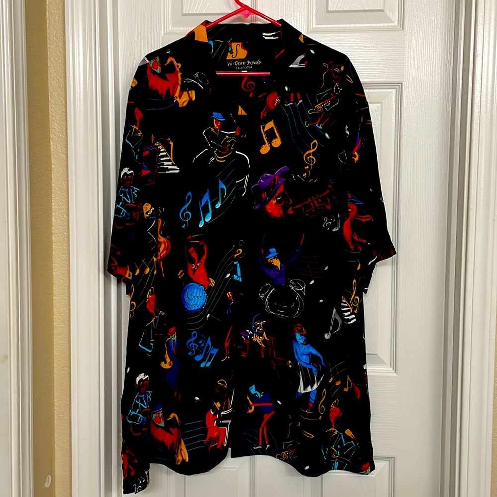 Mens XXL jazz print